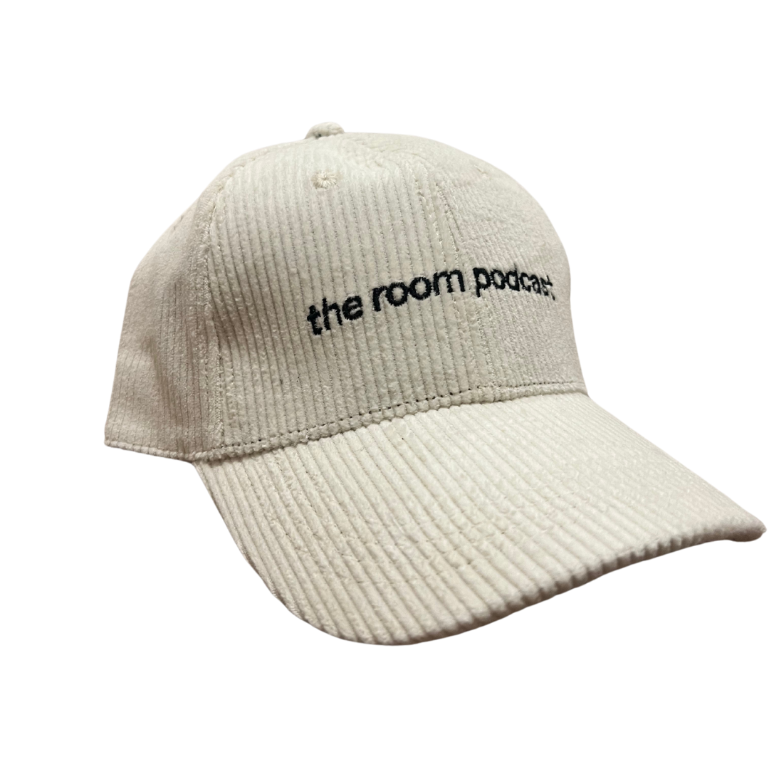 The Room Podcast Classic Corduroy Hat - White
